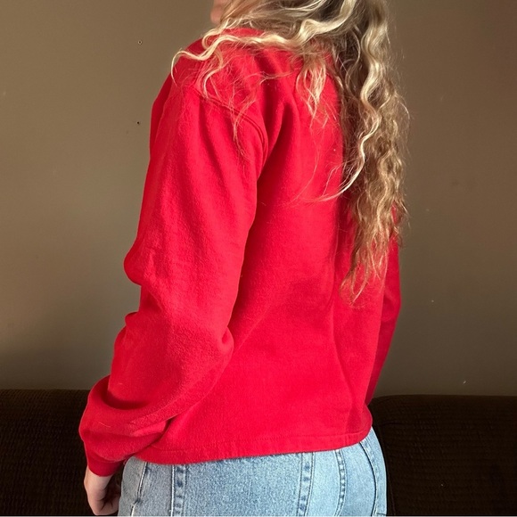 NC State University Quilted Patchwork College Pullover Crewneck Size S - Picture 5 of 5